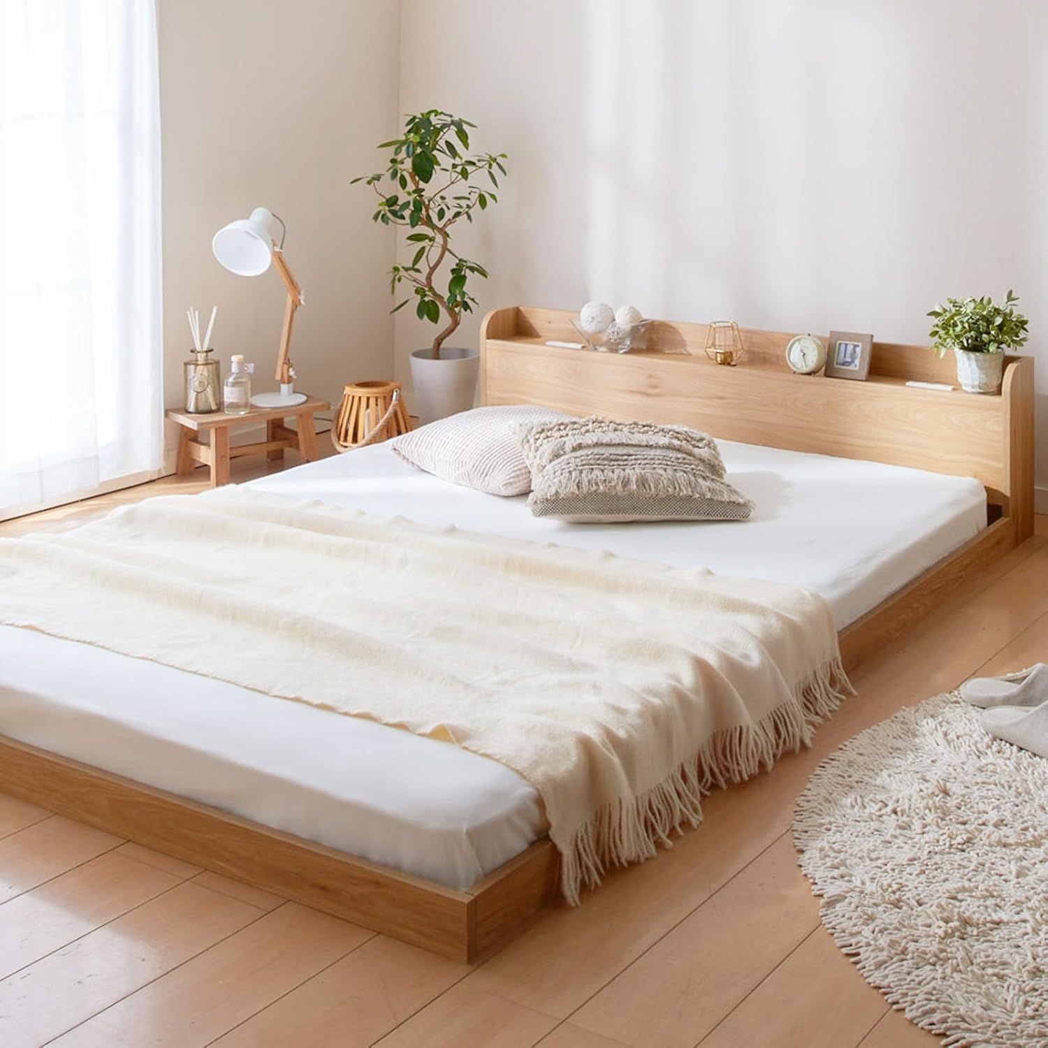 折りたたみ式介護用ベッド ブラウン 折りたたみ ベット